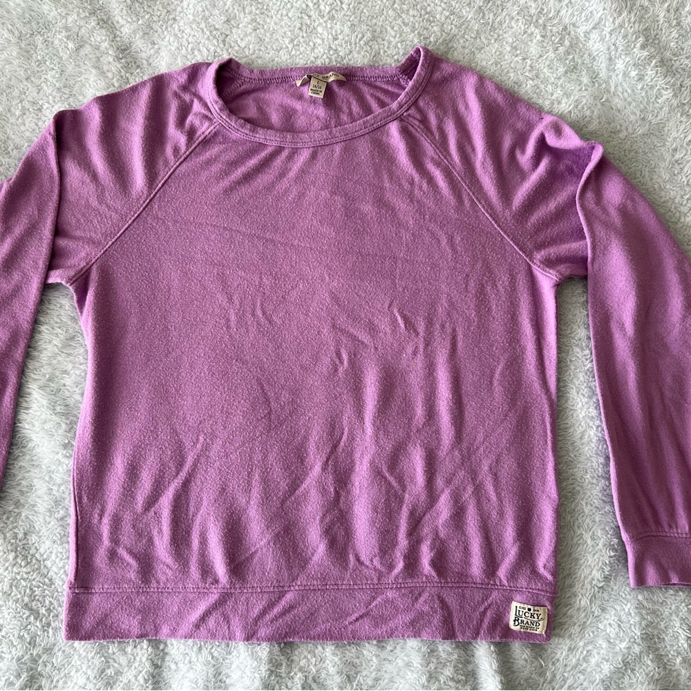 Lucky Brand Kids Long Sleeve Tee - Purple